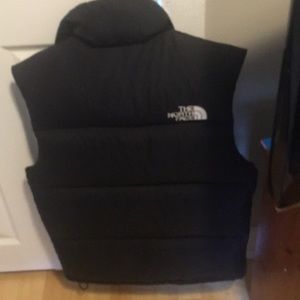 Black Northface winter vest 700 edition